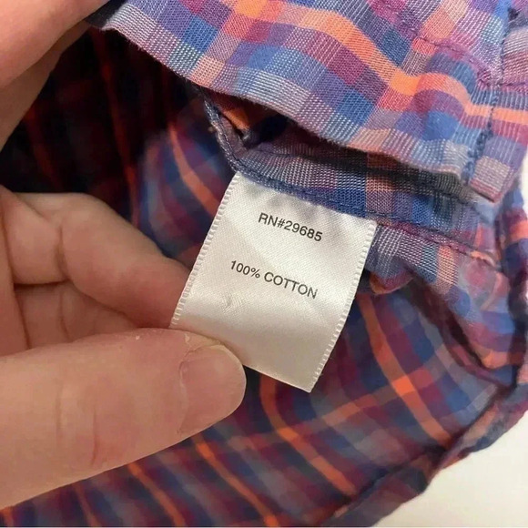 Pendleton plaid cotton  button down shirt - Picture 3 of 4